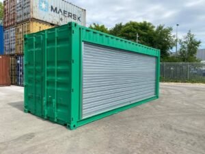 20ft container voor ombouw tot rolluik