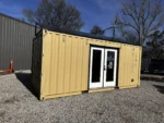 20ft zeecontainerkantoor met zonnepanelen, off-grid