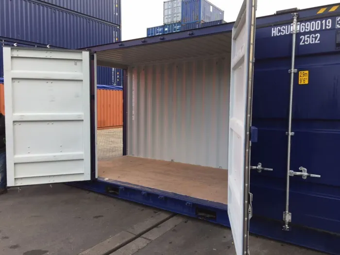 20ft open zijwand hoge kubuscontainer (9′ 6″ hoog) - Afbeelding 4