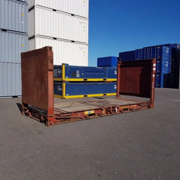 20Ft X 8Ft Used Flat Rack Shipping Containers - Afbeelding 2