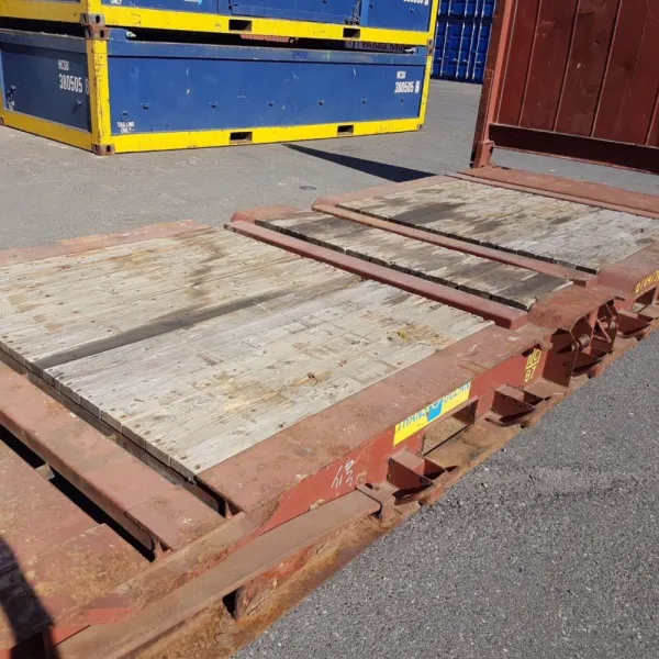 20Ft X 8Ft Used Flat Rack Shipping Containers - Afbeelding 3