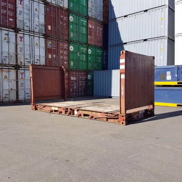20Ft X 8Ft Used Flat Rack Shipping Containers - Afbeelding 5