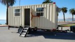 20ft mobiele kantoorcontainer met aanhanger