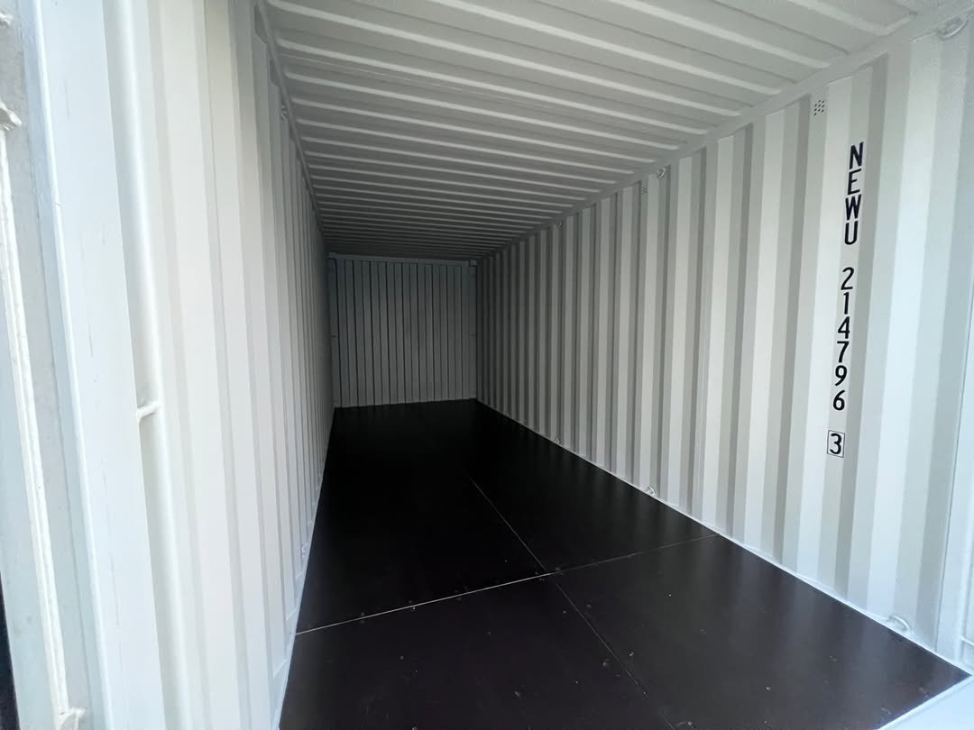 20ft zeecontainer (eenmalig gebruik) – wit - Afbeelding 3