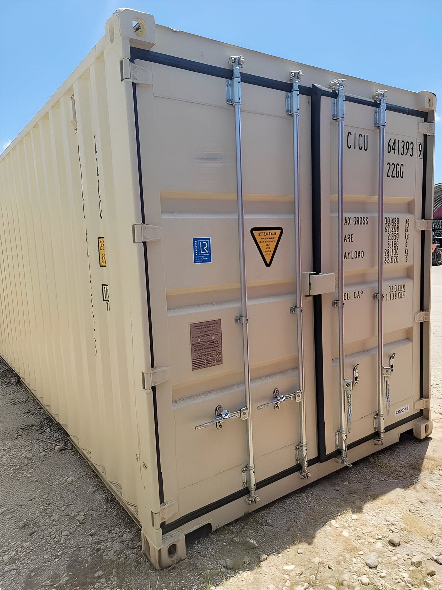 20ft zeecontainer met open zijkanten – Dubbele zijdeuren - Afbeelding 5