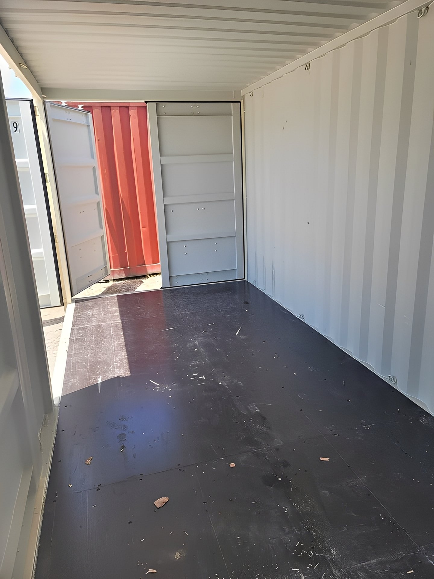 20ft zeecontainer met open zijkanten – Dubbele zijdeuren - Afbeelding 6