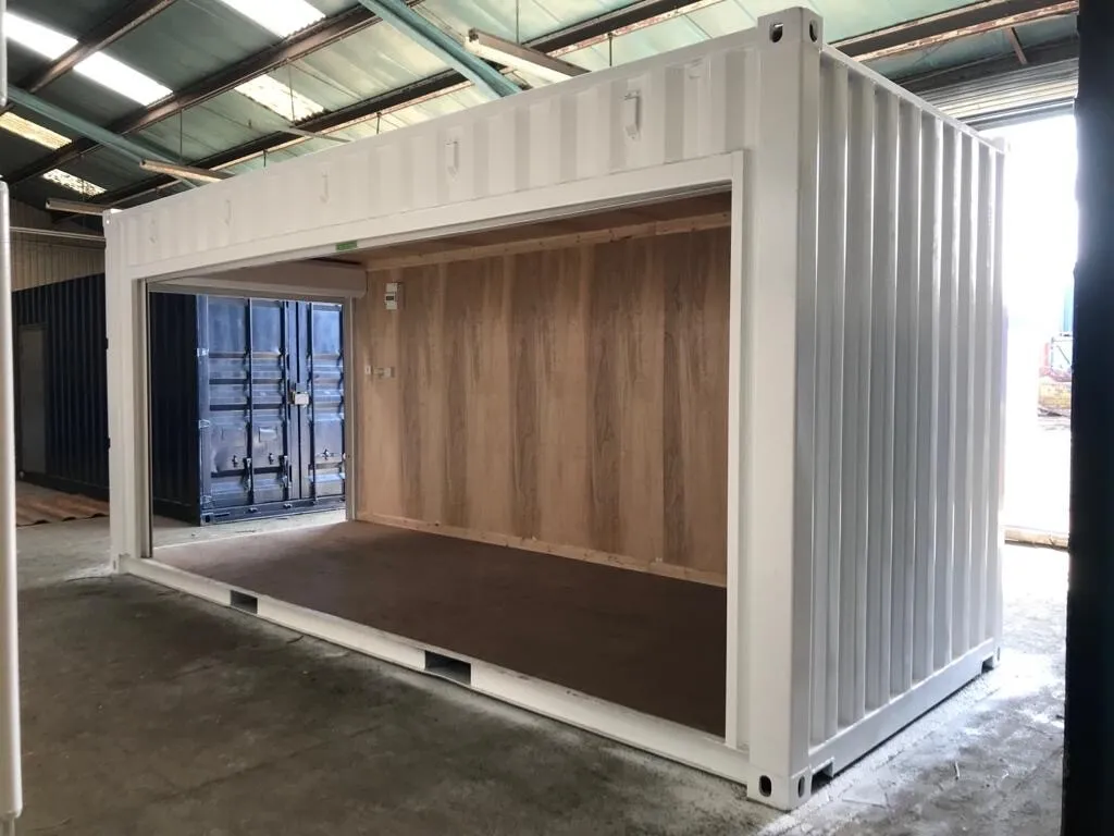 20ft x 8ft rolscherm zeecontainers - Afbeelding 3