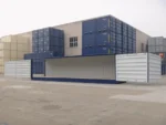 40ft container met volledige zijtoegang, high cube (9′ 6″ hoog)