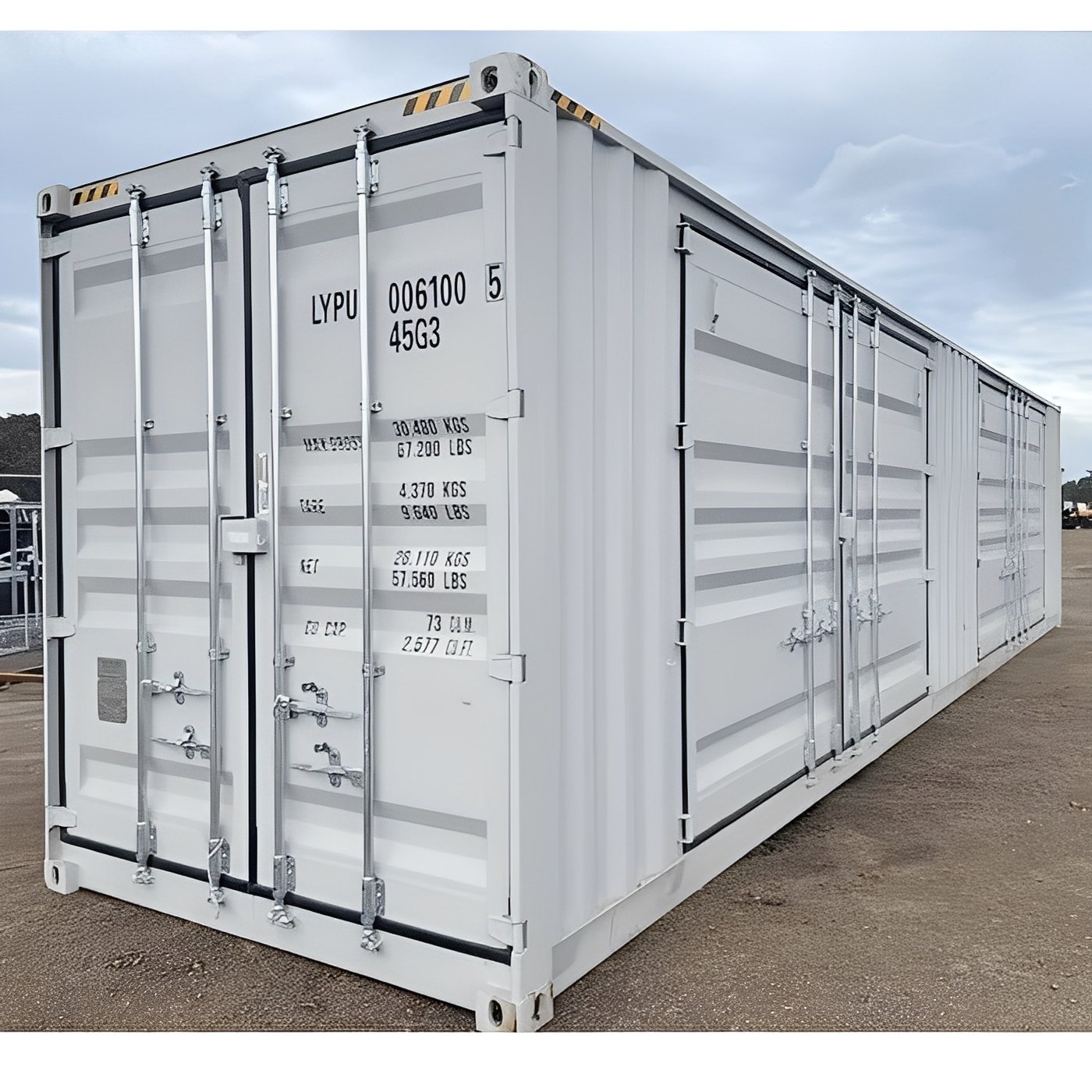 40ft High Cube opslagcontainer met 2 zijdeuren