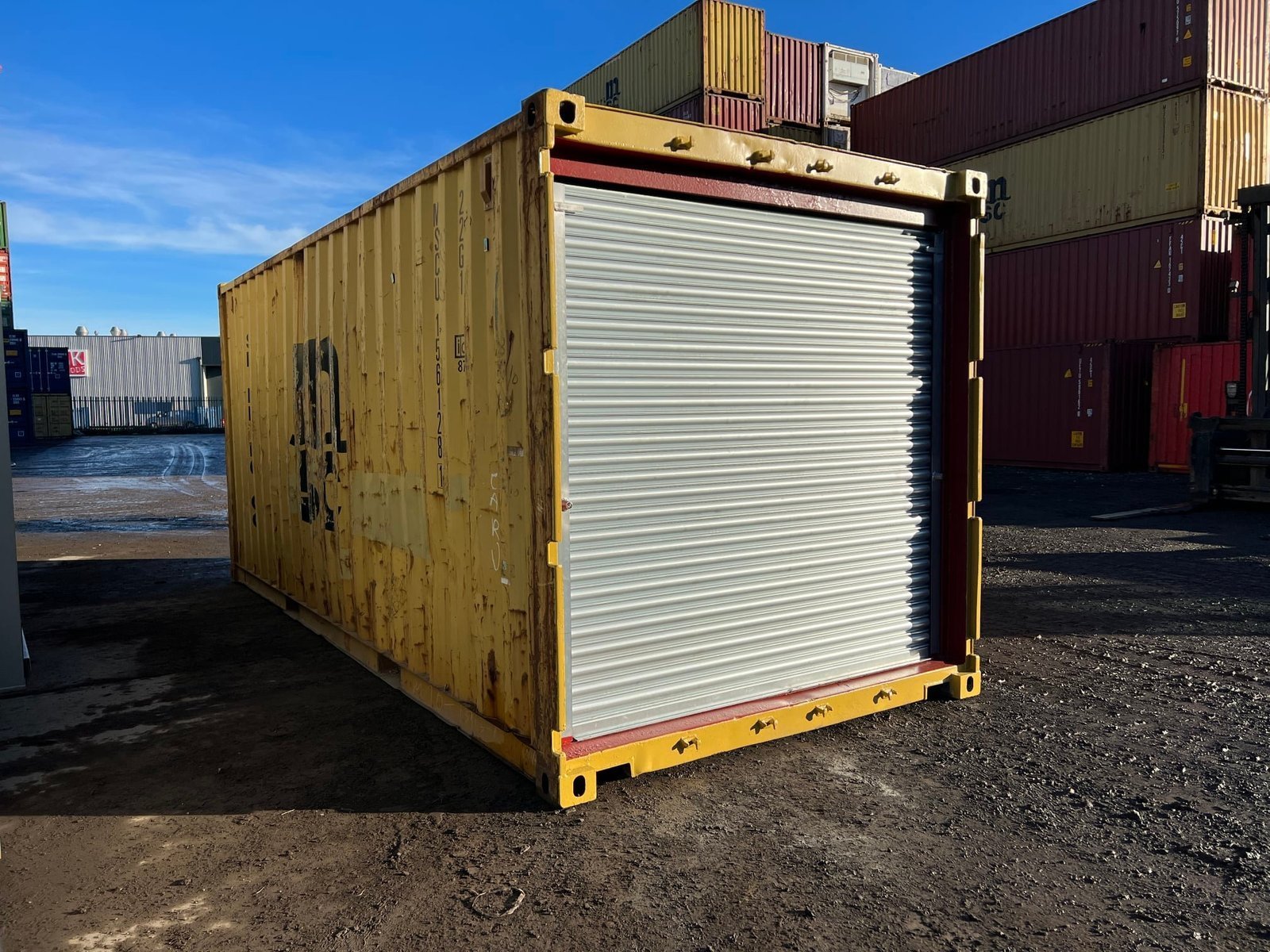 20ft zeecontainer met roldeur te koop - Afbeelding 2