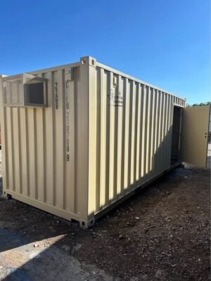 Op maat gemaakte zeecontainer van 20ft/40ft – Geïsoleerd met elektriciteit en deur – Klaar voor gebruik!