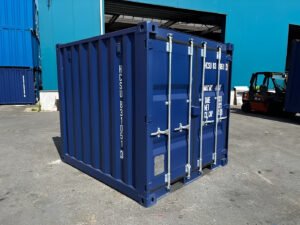 8 ft One Trip Zeecontainer (Blauw)