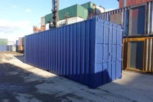 30ft x 8ft zeecontainer, één keer vervoerd – ingekort