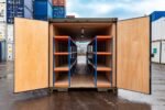 40ft tunnelcontainer – volledig ingerichte mobiele werkplaats
