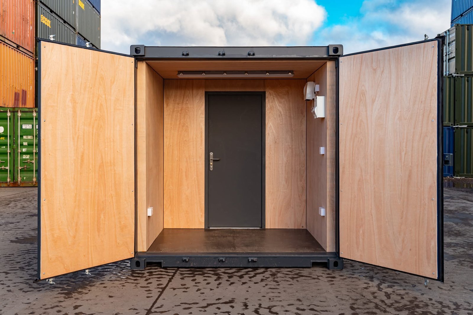 20ft containerkiosk op maat – volledig omgebouwd en klaar voor gebruik - obrazek 3