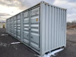 Nieuwe 40-voets zeecontainer voor eenmalig gebruik met zijdeuren