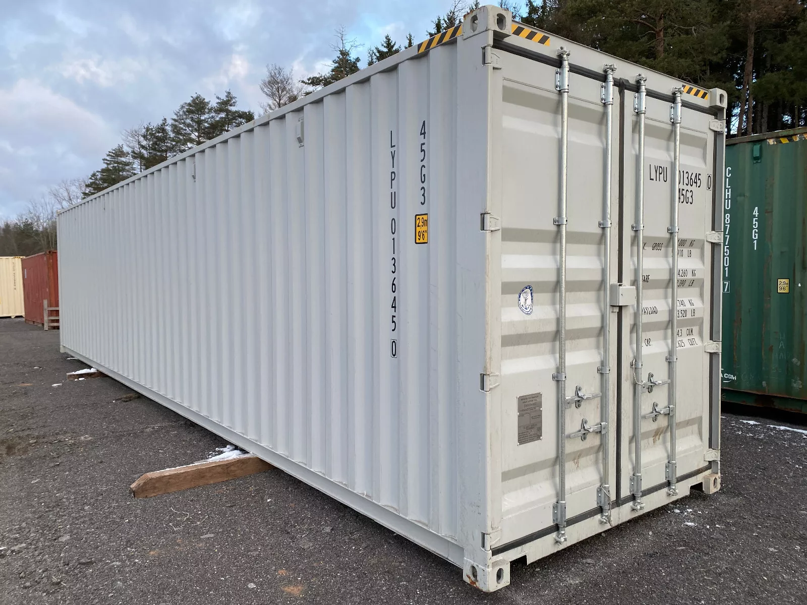 Nieuwe 40-voets zeecontainer voor eenmalig gebruik met zijdeuren – Bild 2