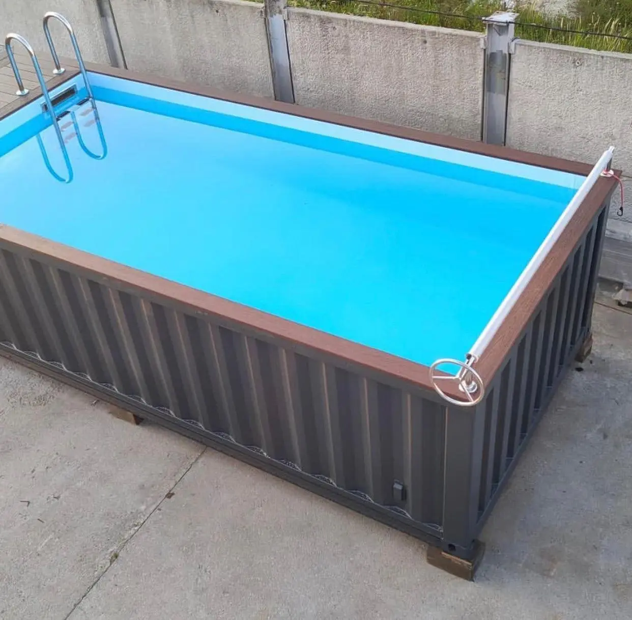 20 ft containerzwembad - Afbeelding 2