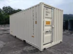 20ft zeecontainer voor eenmalig gebruik – Toegang via drie deuren (dubbele + enkele deur)