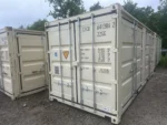 20ft zeecontainer met open zijkanten – eenmalig gebruik – met zijdeuren