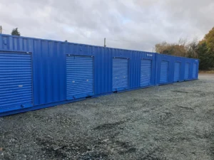 40ft containers als zelfopslagruimtes - Geïsoleerd - Bekleed met multiplex - Premium