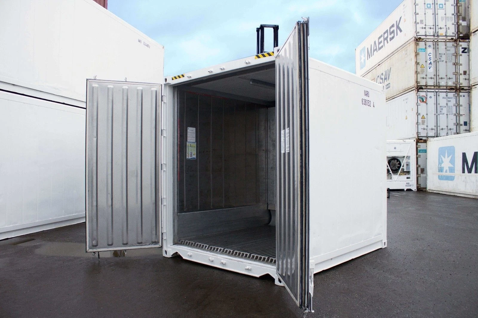 10-voets vriescontainer, compacte mobiele koelcel, koelcontainer - Afbeelding 5