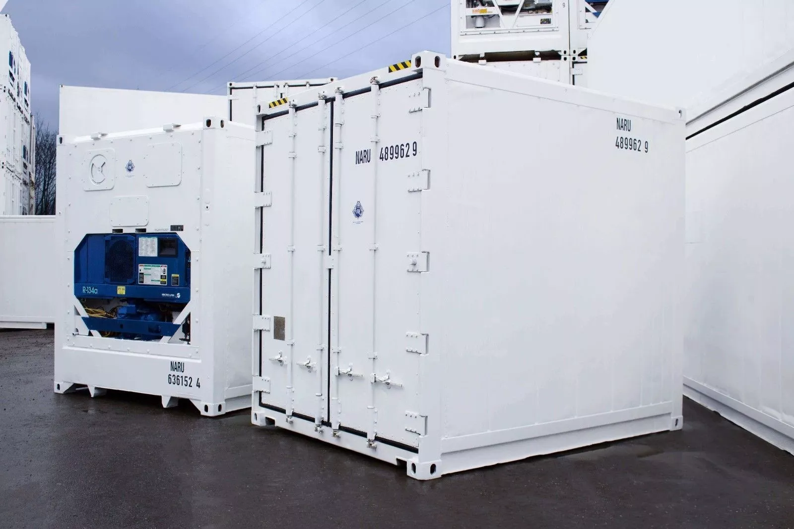 10-voets vriescontainer, compacte mobiele koelcel, koelcontainer