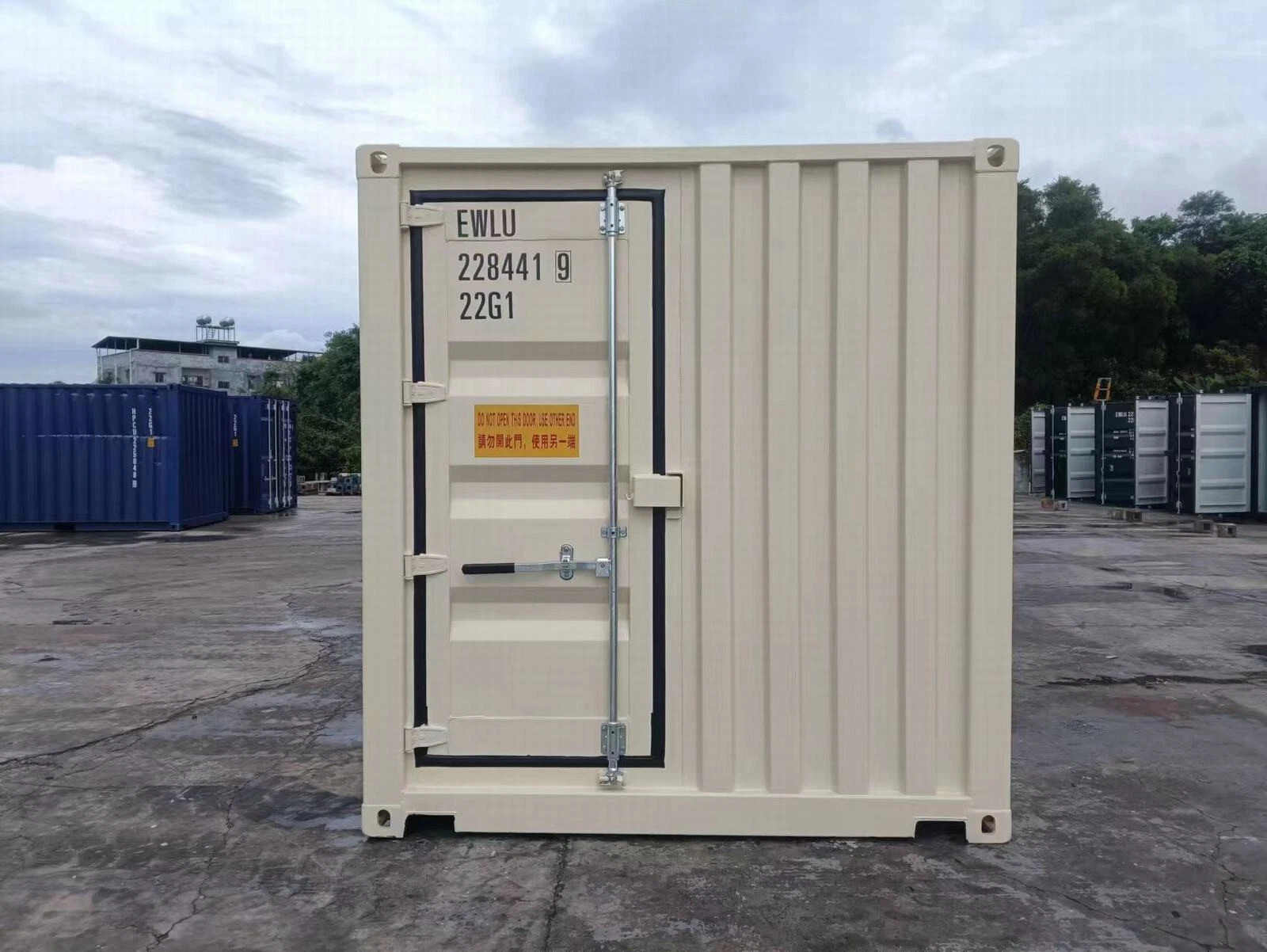 20ft zeecontainer voor eenmalig gebruik – Toegang via drie deuren (dubbele + enkele deur) - الصورة 2