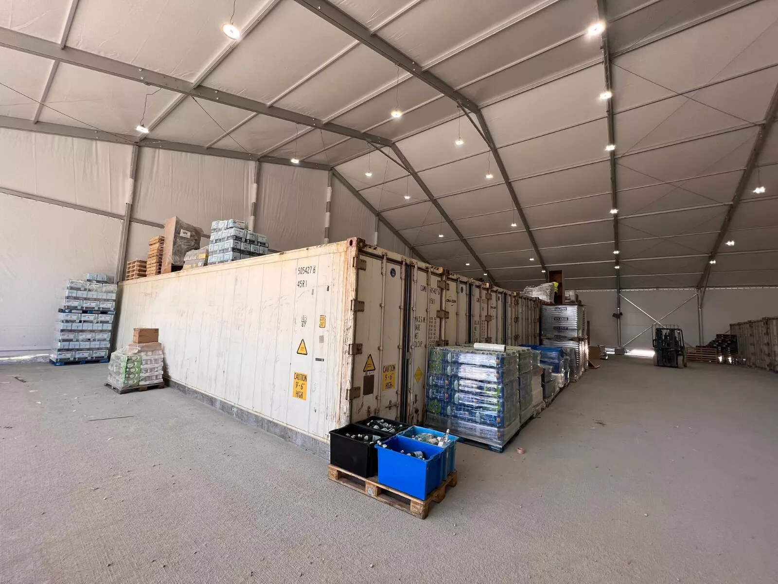 40ft High Cube gekoelde opslagcontainerdrager Primeline YOM