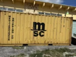 20ft Conex zee-/opslagcontainer – Geel/Goud – Scherpe prijs!
