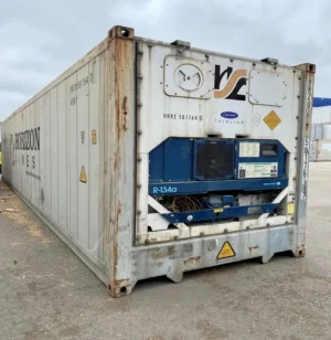 40ft HC koelcontainer – wind- en waterdicht, niet in gebruik, te koop